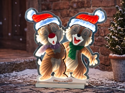 Julebelysning Chip & Chap