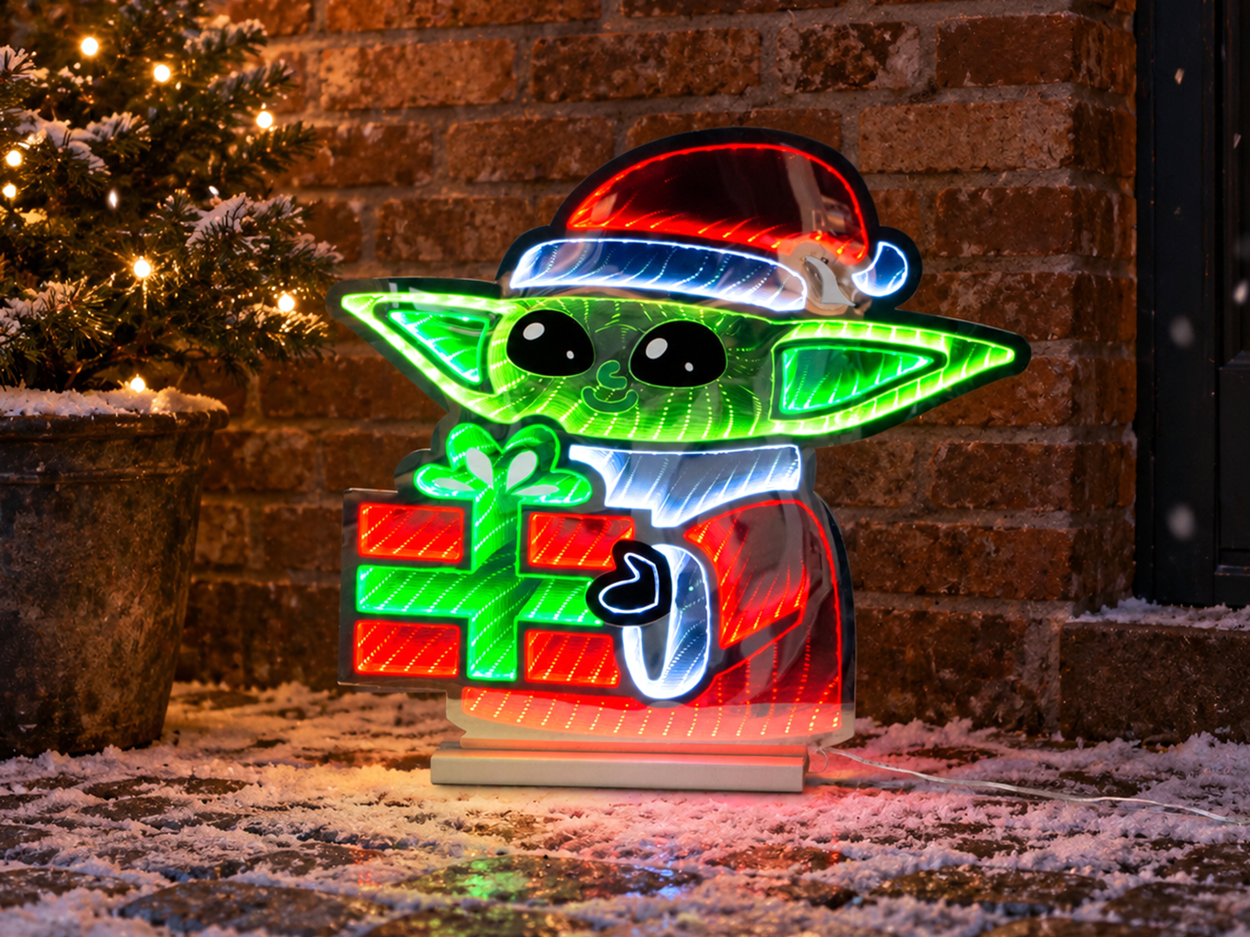 Julebelysning Yoda