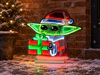 Julbelysning Yoda