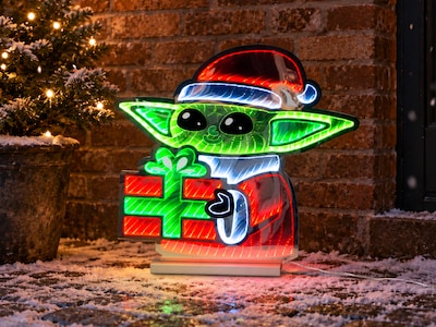 Julebelysning Yoda
