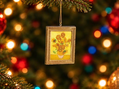 Juletrepynt Van Goghs "Solsikker"