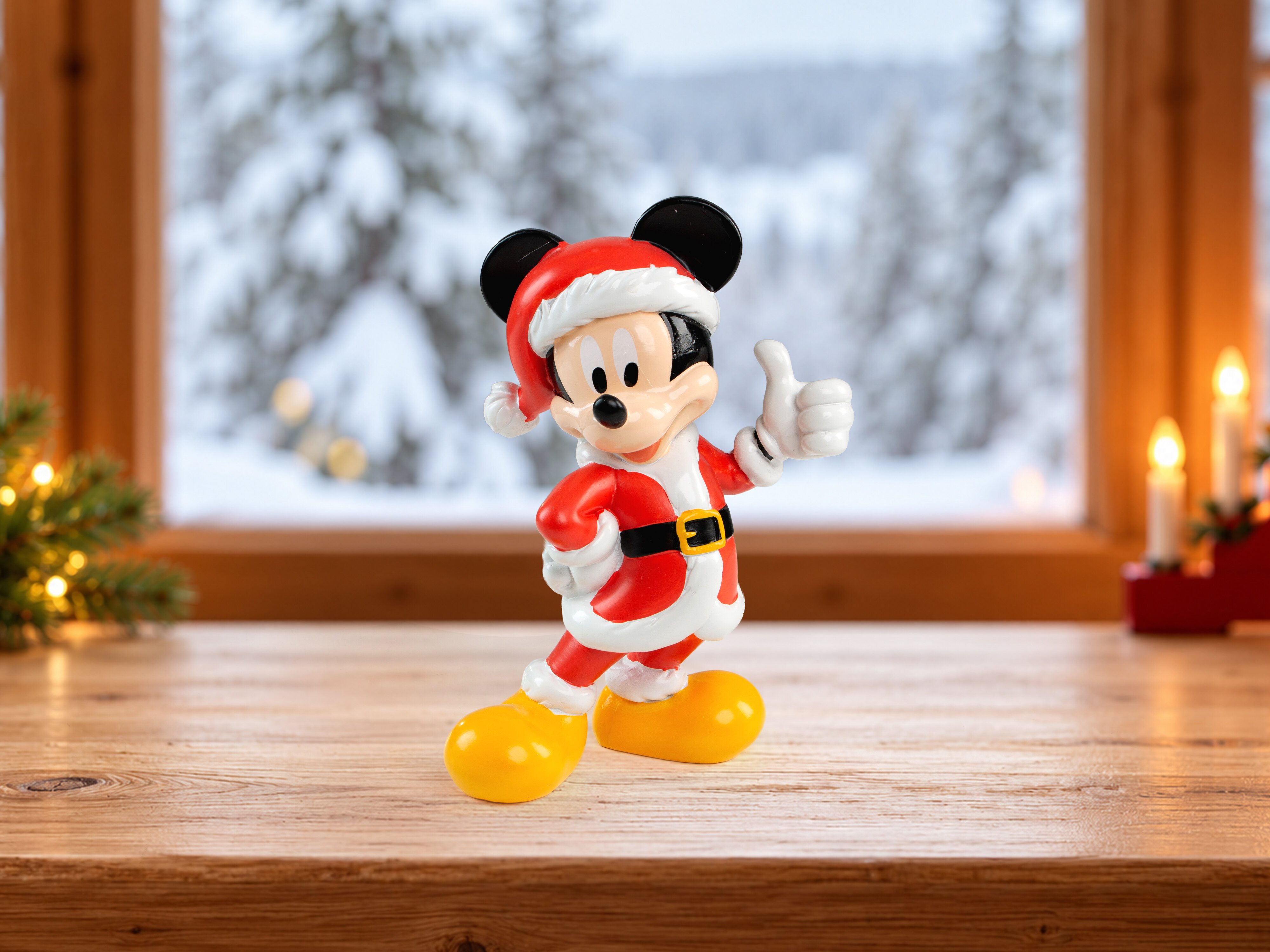 Micky Maus Weihnachtsfigur