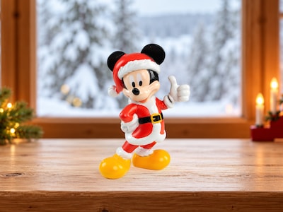 Micky Maus Weihnachtsfigur
