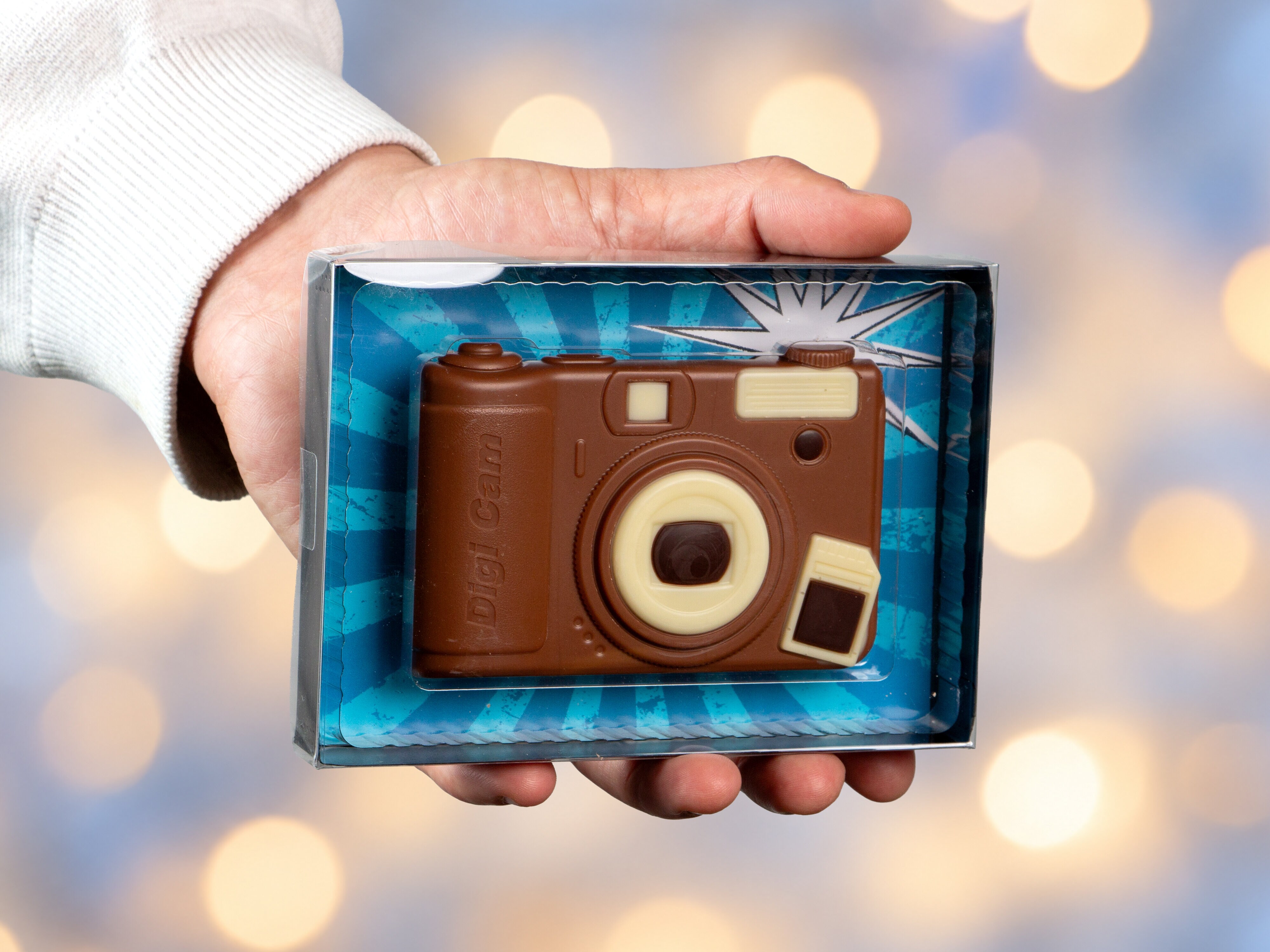 Digitalkamera i chokolade