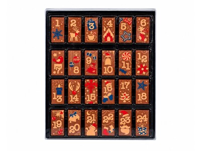 Chokladkalender mjölkchoklad - Weibler