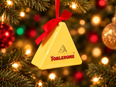 Toblerone julekugle