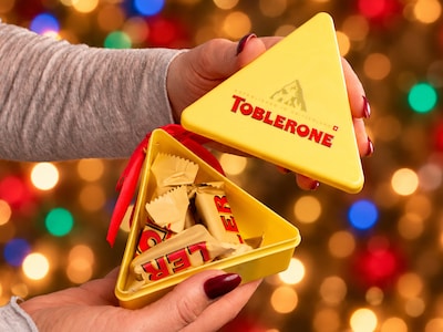 Toblerone julekugle