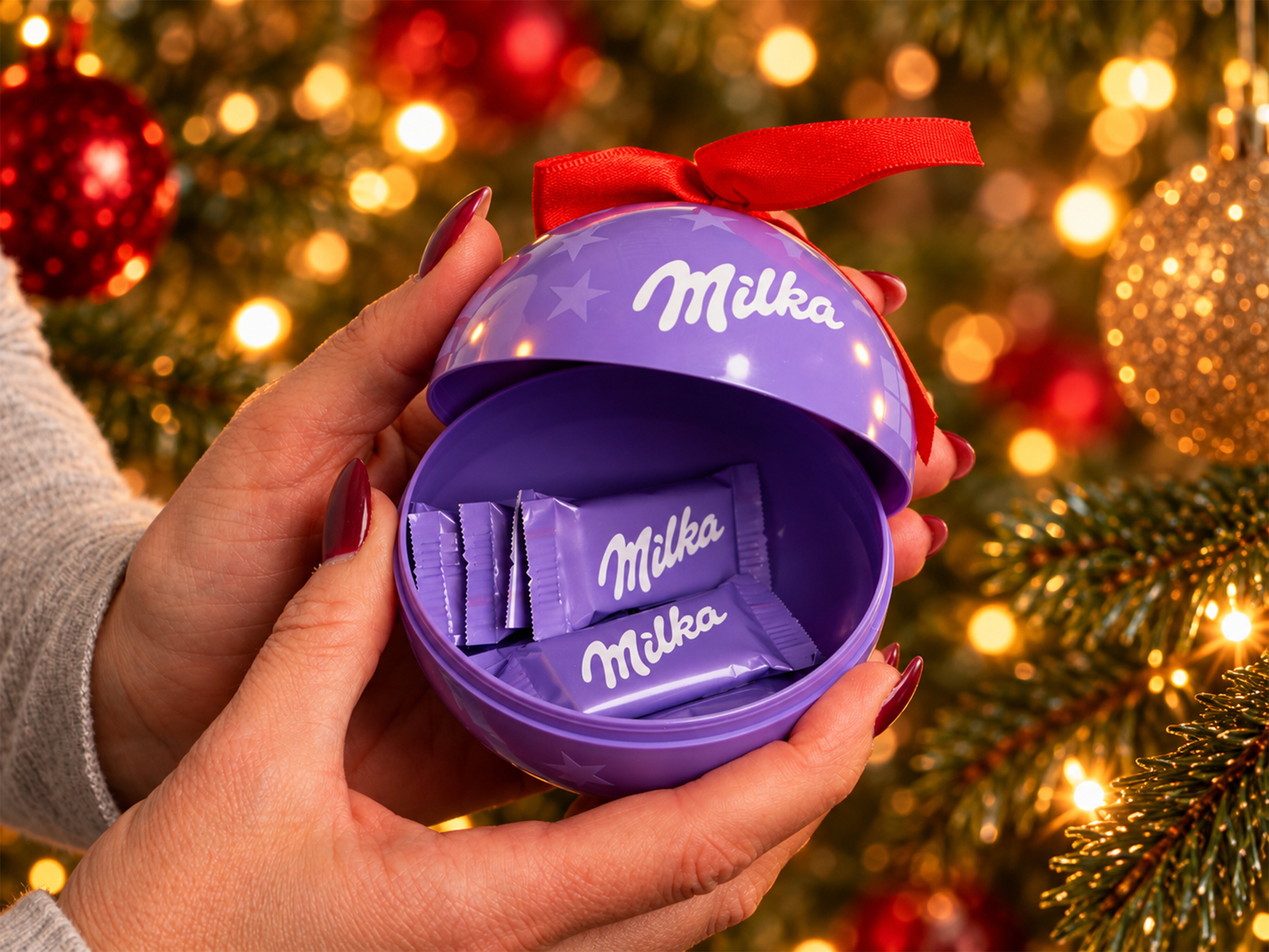 Milka julekugle