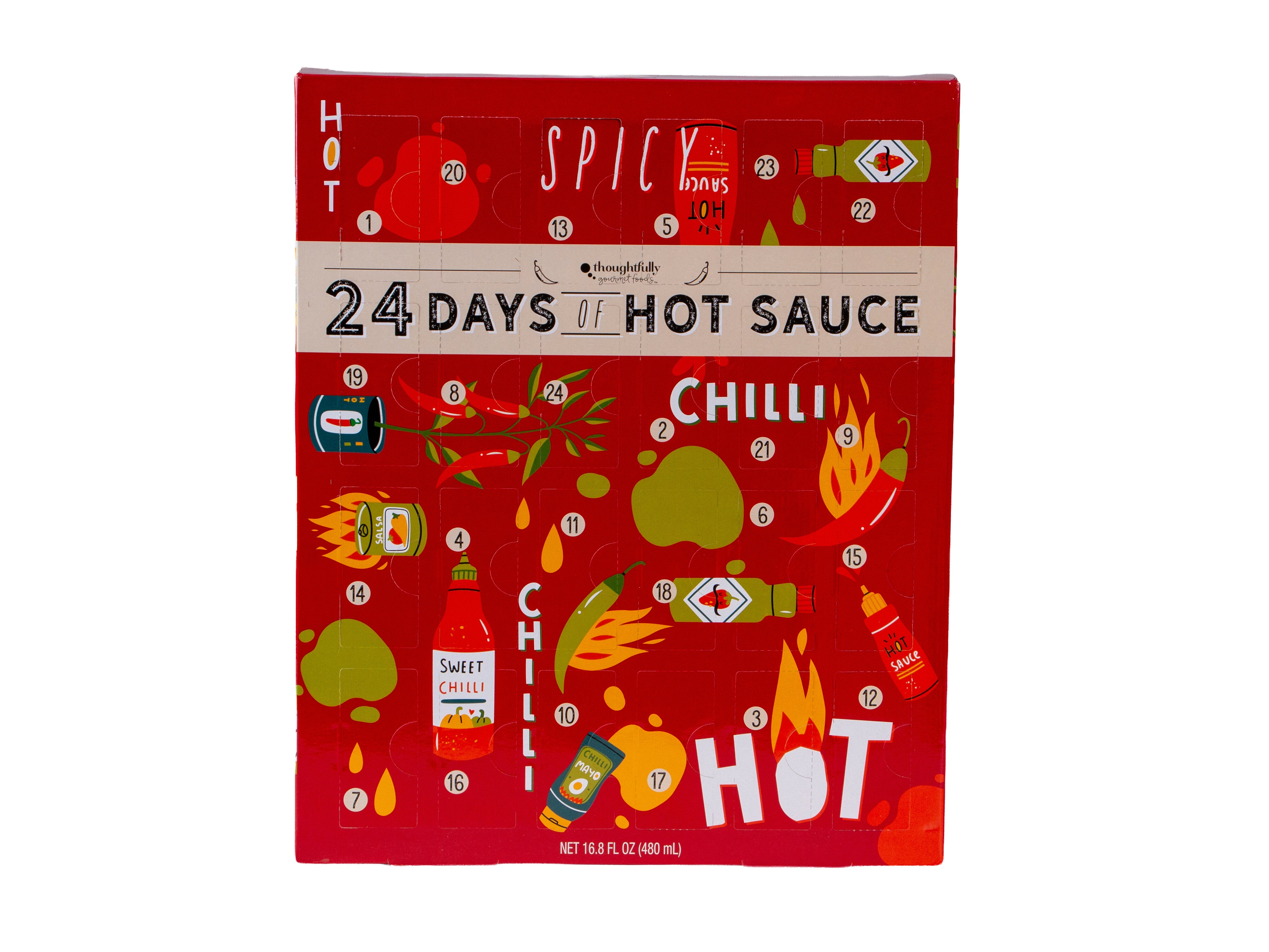24 Days of Hot Sauce Adventskalender - Thoughtfully