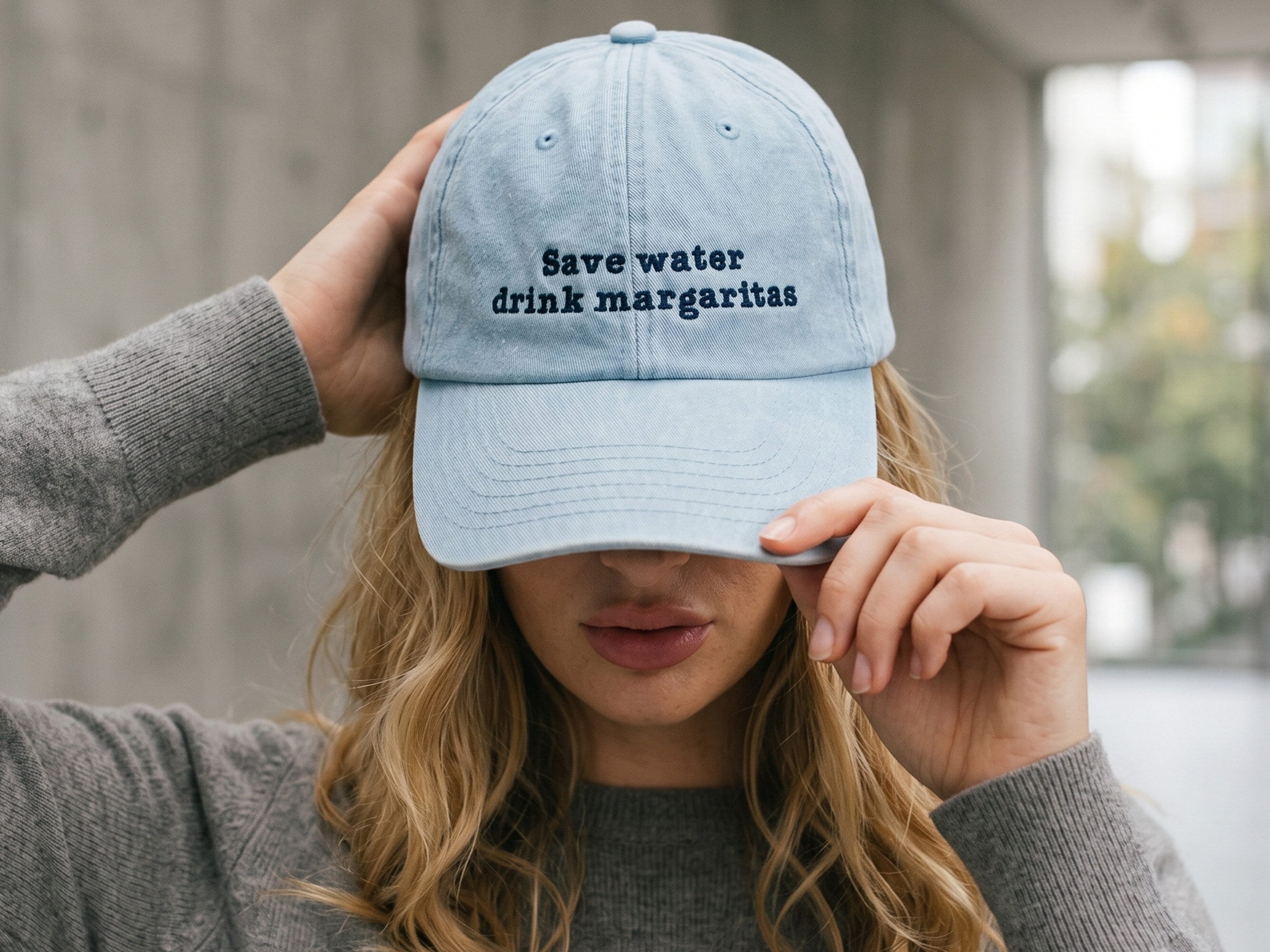 Vintage Kappe mit eigenem Text