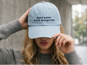 Vintage Keps med Egen Text