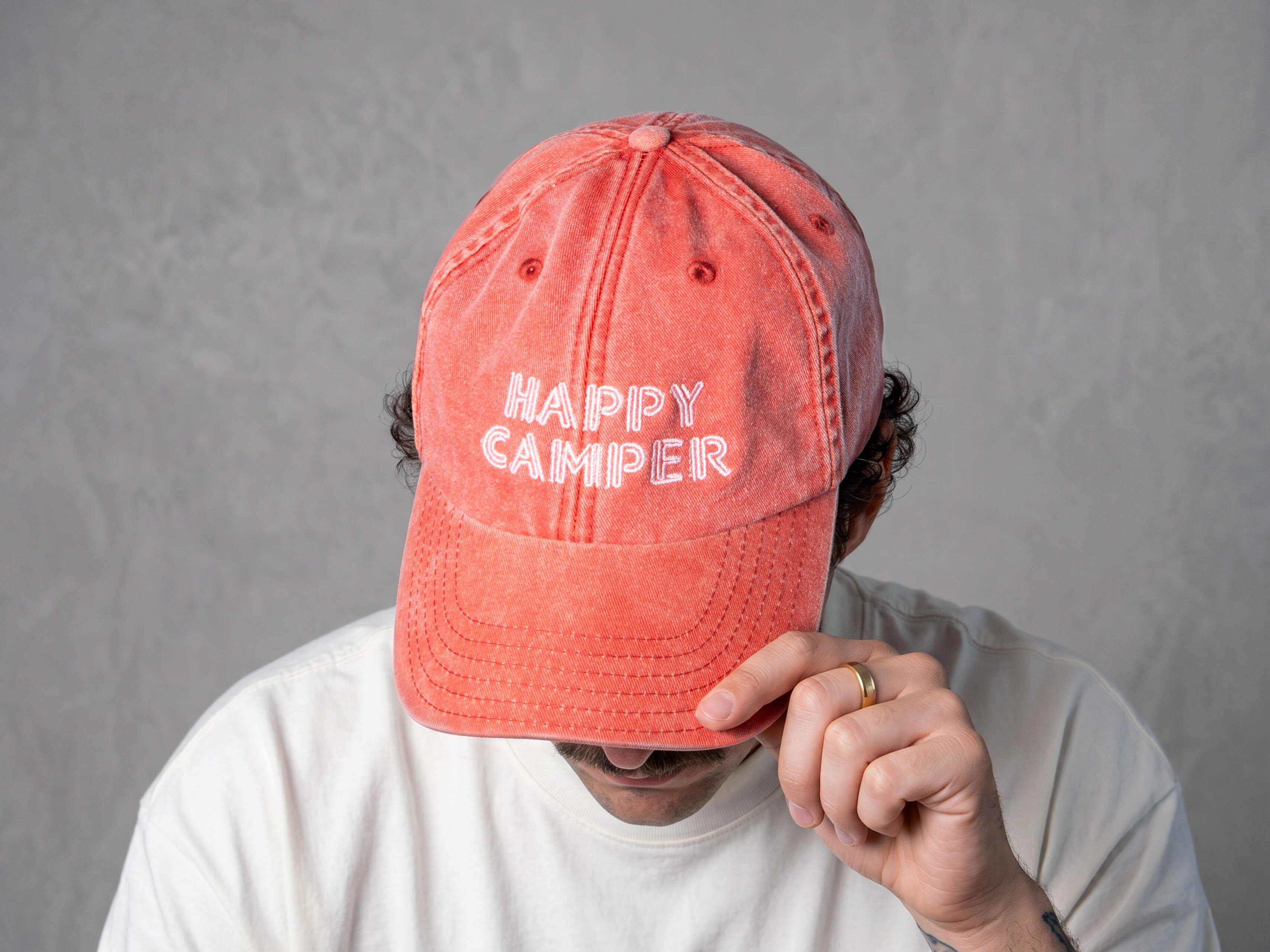 Vintage Kappe mit eigenem Text