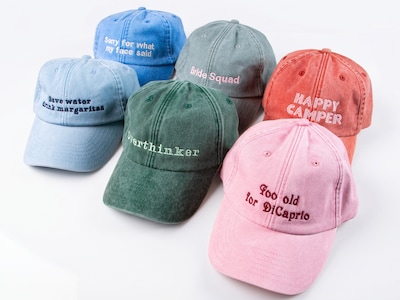 Vintage Kappe mit eigenem Text