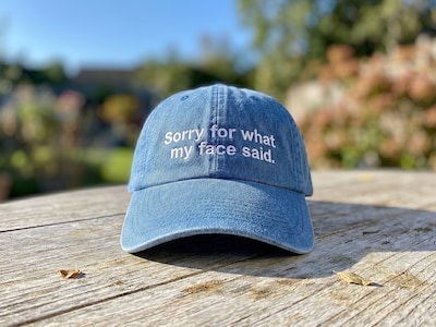 Vintage Kappe mit eigenem Text