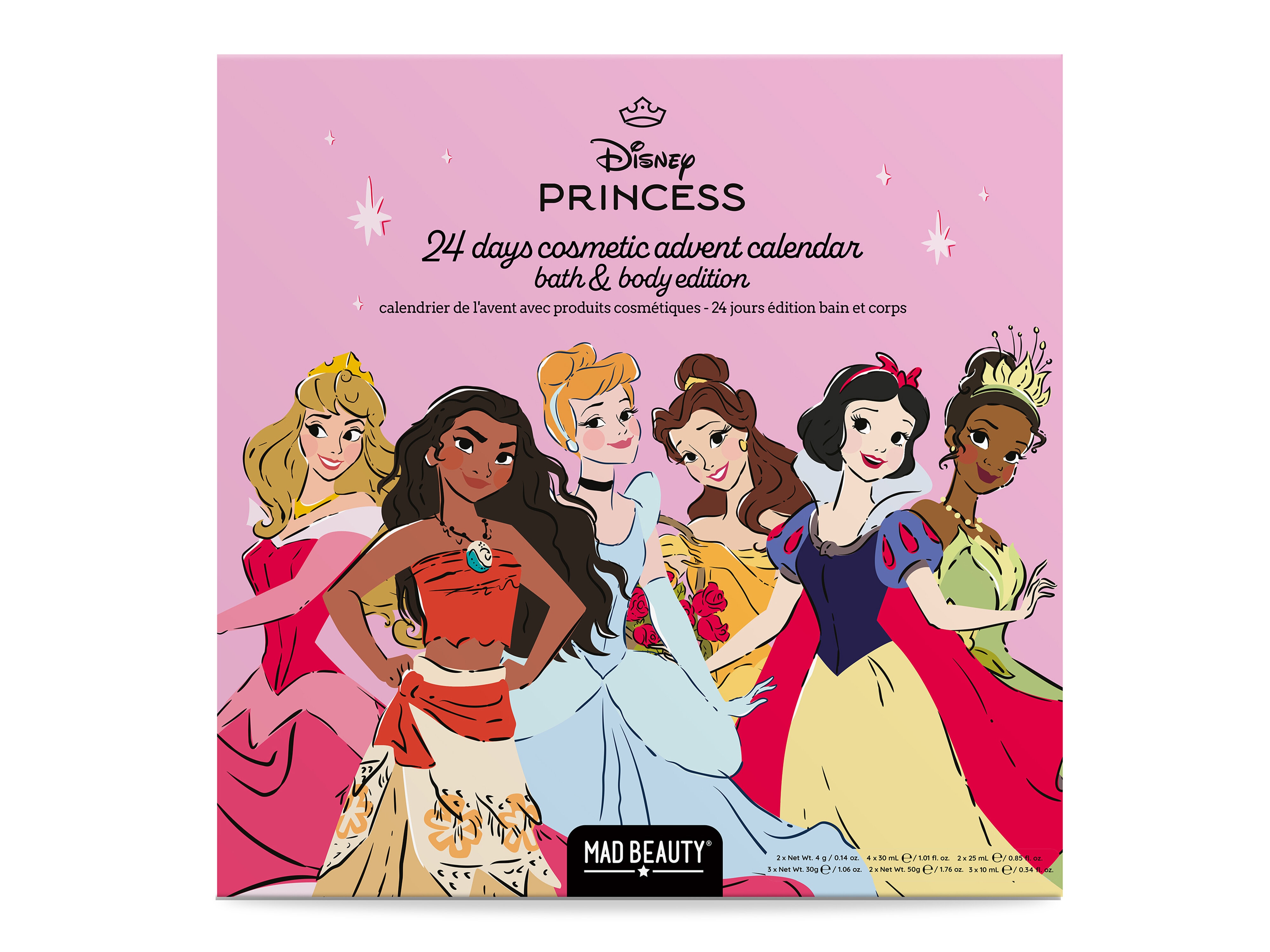 Disney Princess adventskalender bad & kroppsvård