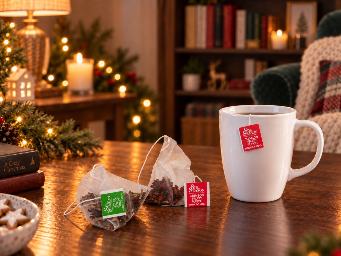 Tekalender Santa Sleigh - English Tea Shop