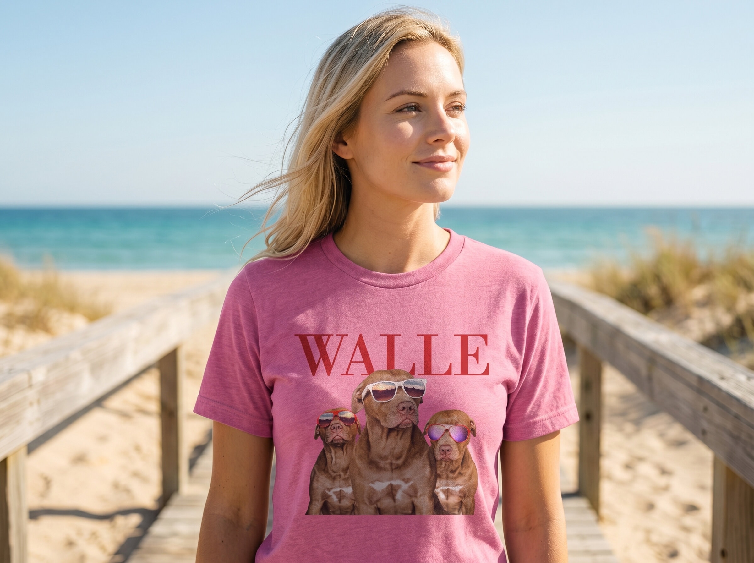 T-shirt med Foto - Hund