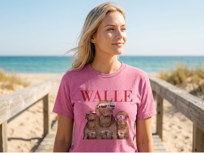 T-shirt med Foto - Hund