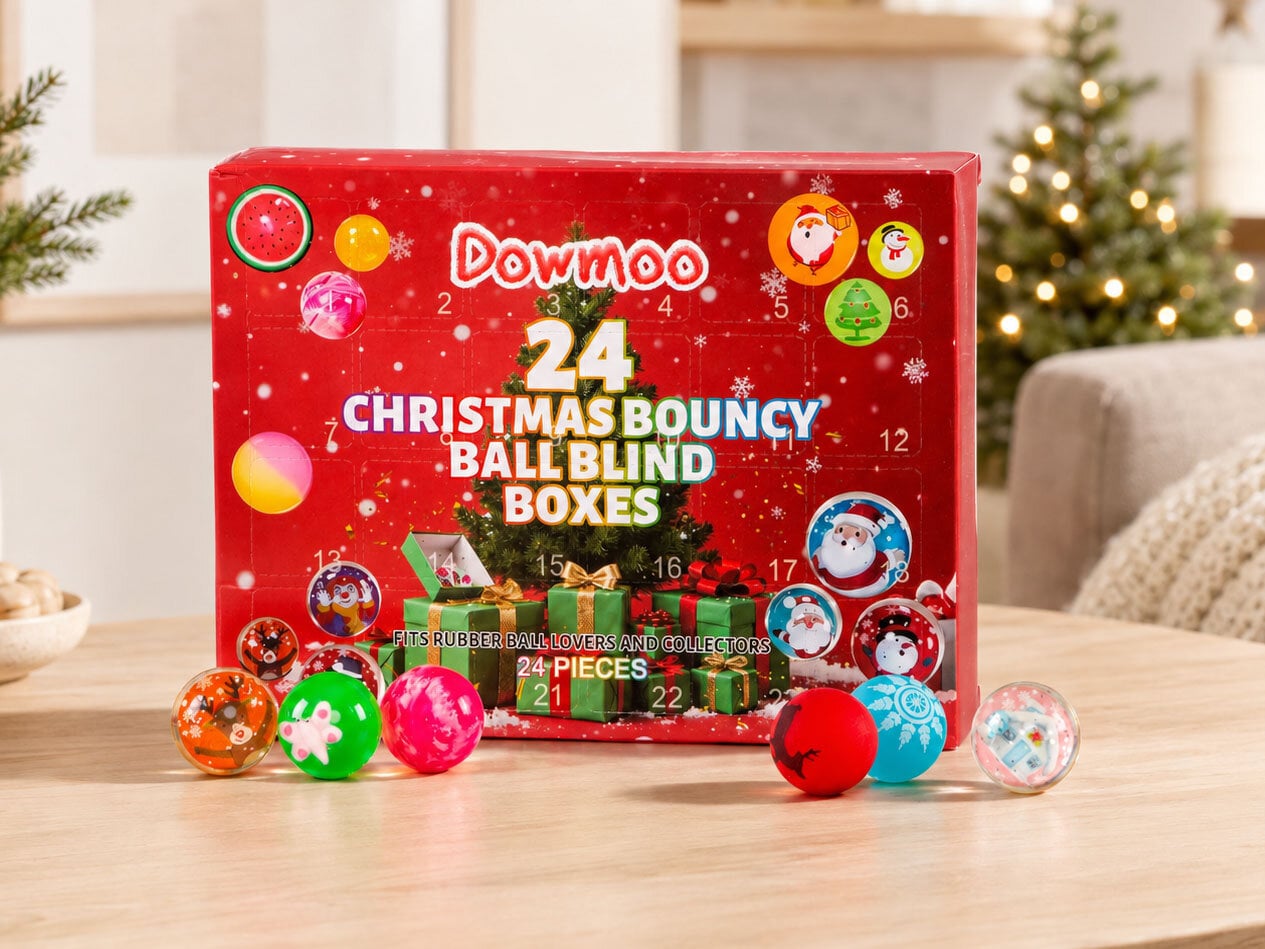 Adventskalender mit Flummis