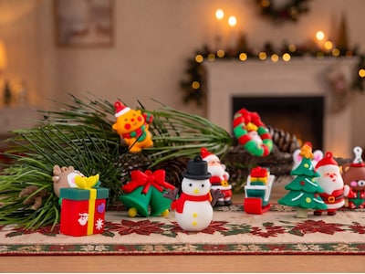 Julekalender med julepynt