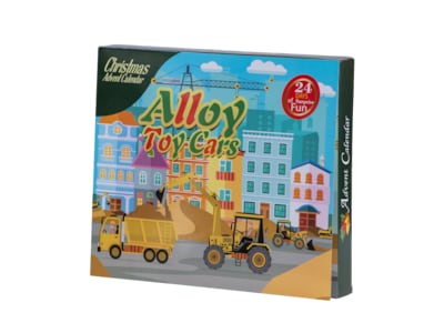Adventskalender med arbetsfordon