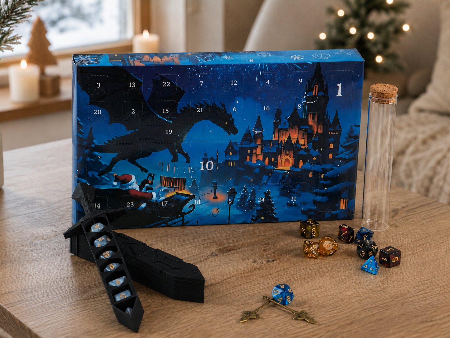 Julekalender med rollespillterninger