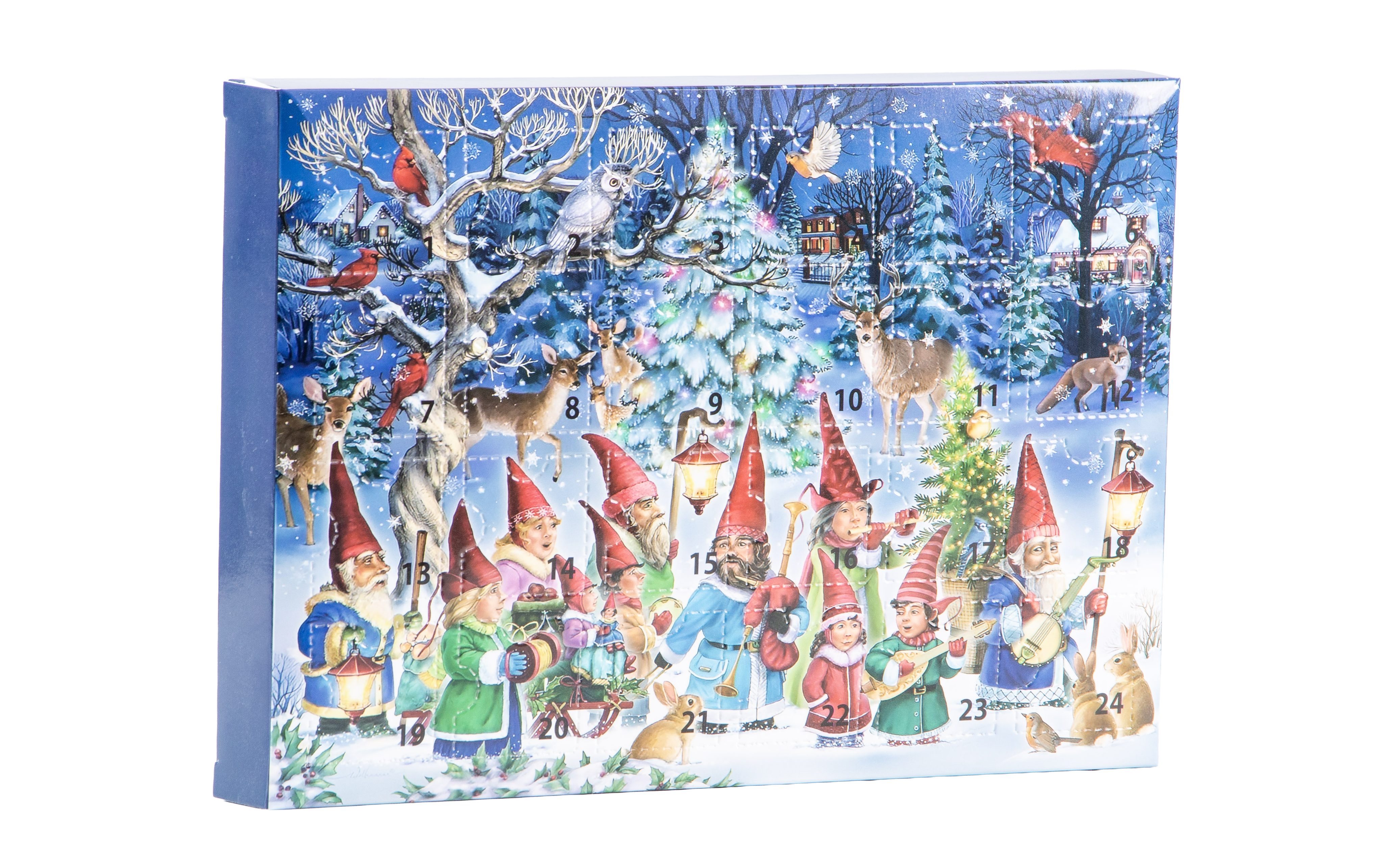Julekalender med små pyntenisser