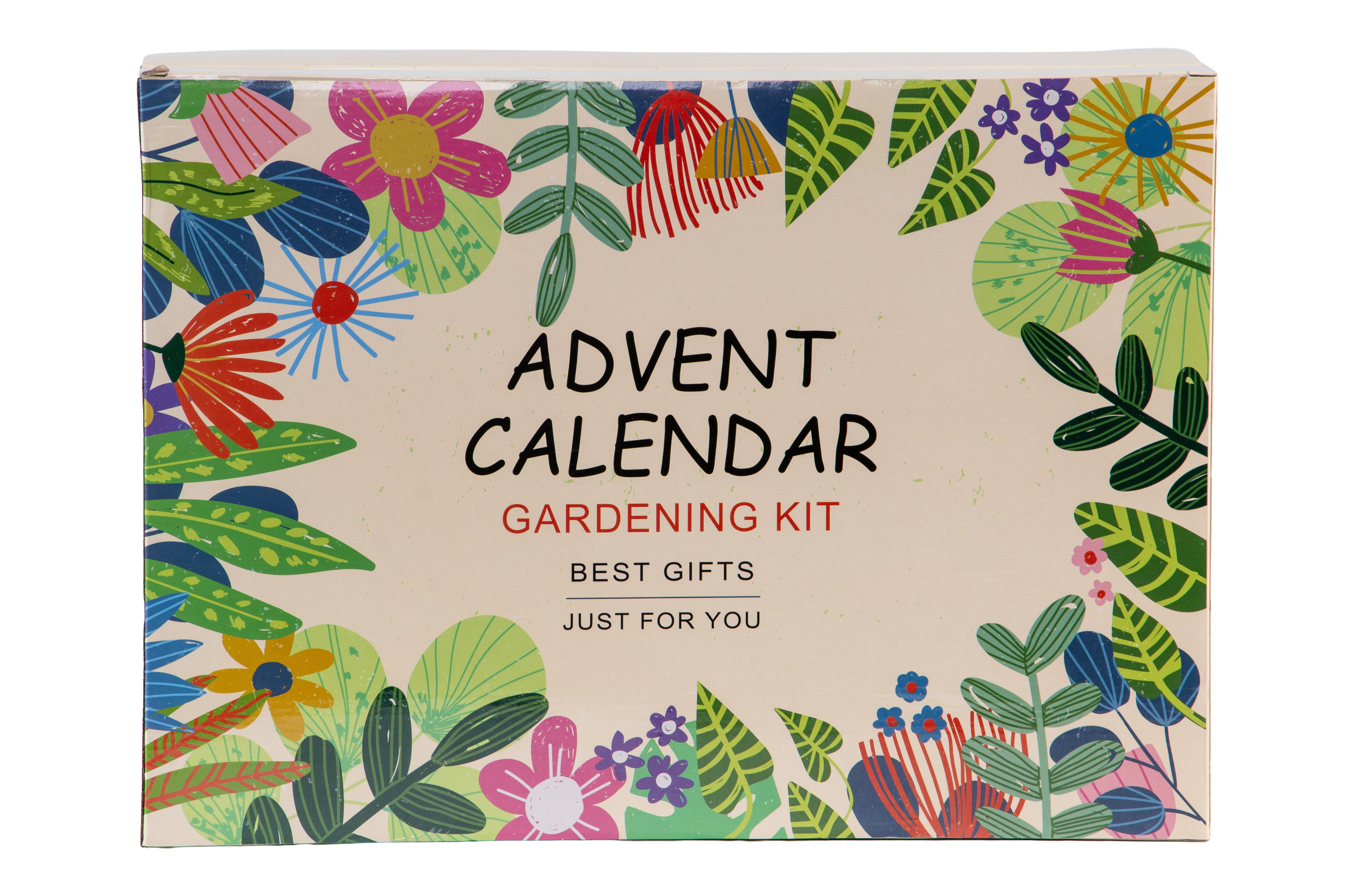 Adventskalender med trädgårdsredskap