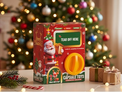 Adventskalender leksaksautomat