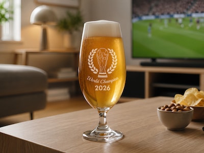 Spiegelau Ölglas med Gravyr - Fotbolls VM