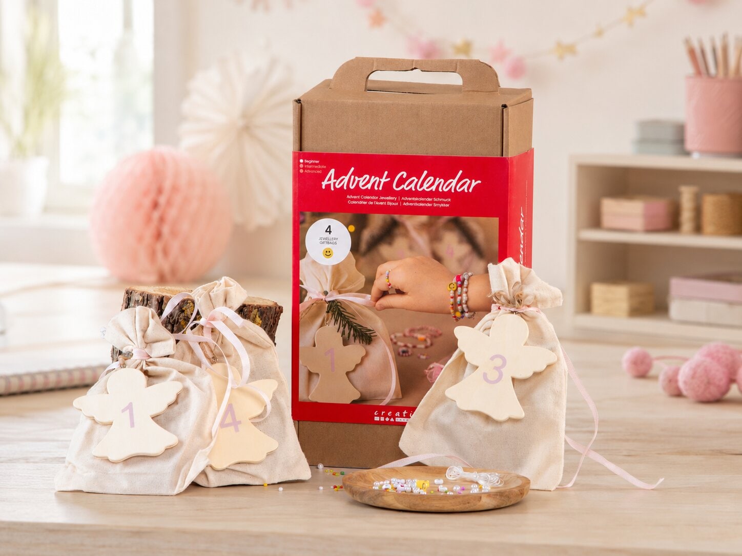Adventskalender zum Basteln: Schmuck