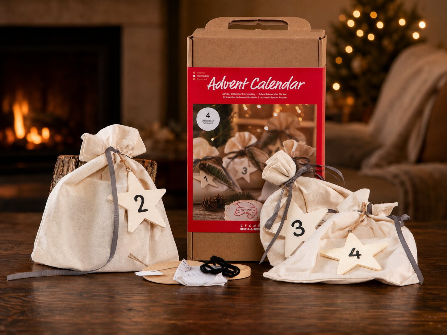 Adventskalender med pyssel: Broderi