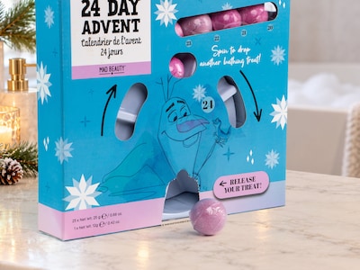 Frost julekalender med badebomber