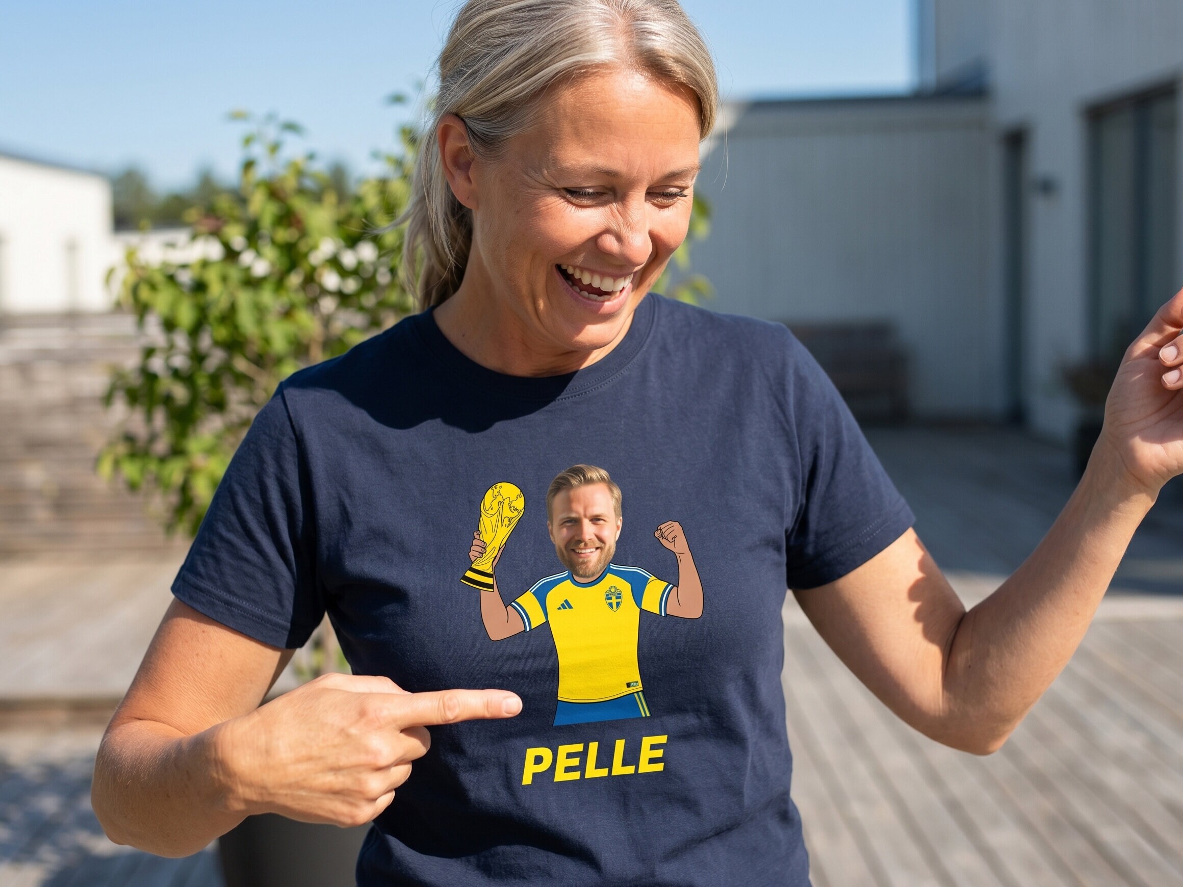 T-shirt med Egen Design - Fotbolls VM