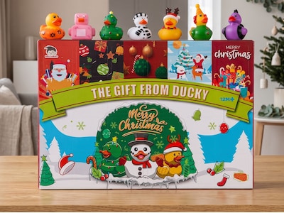 Julekalender med badeænder