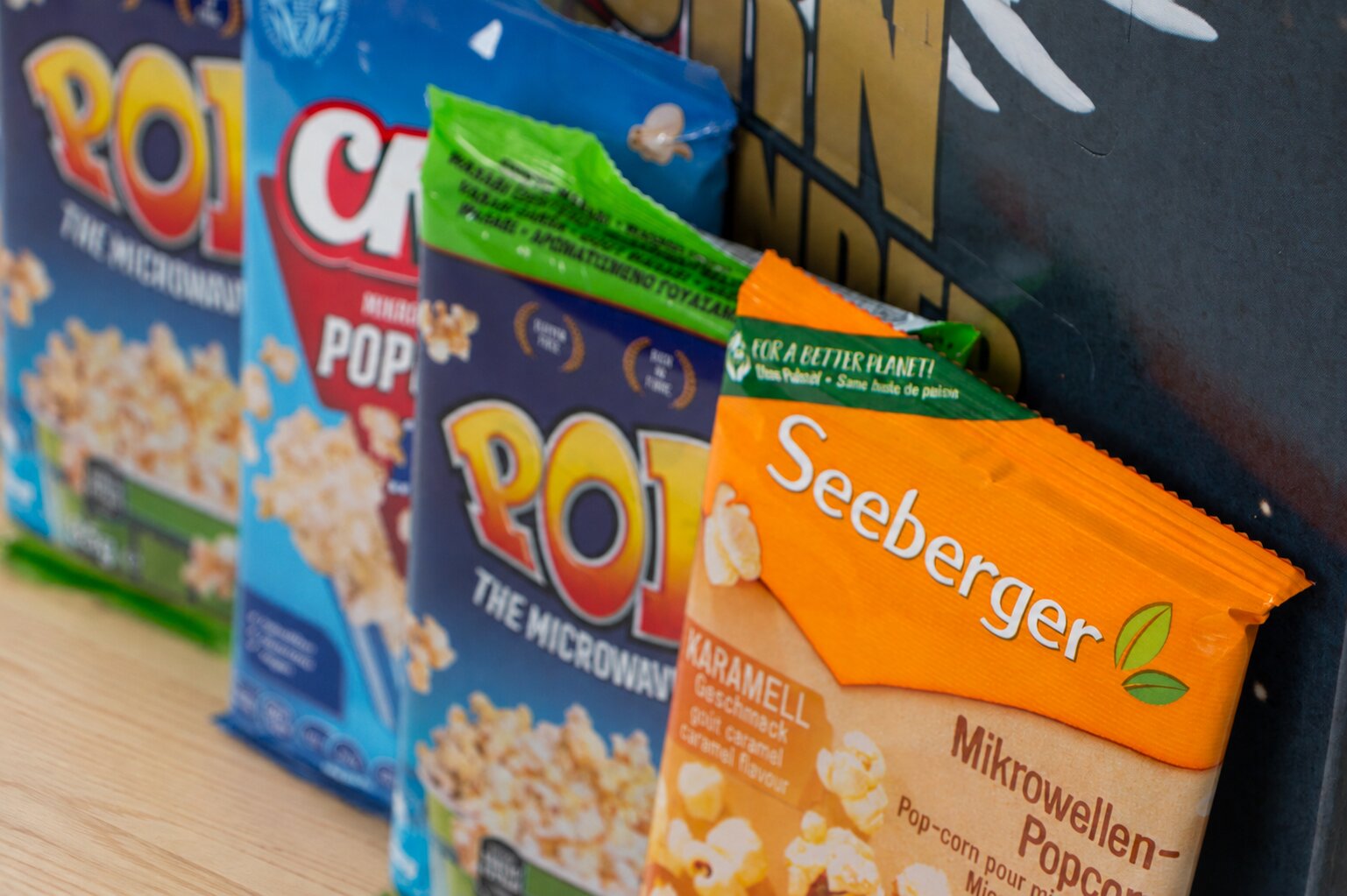 Adventskalender mit Mikrowellenpopcorn