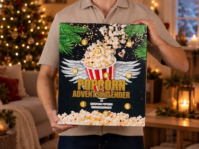 Mikropopcorn-joulukalenteri