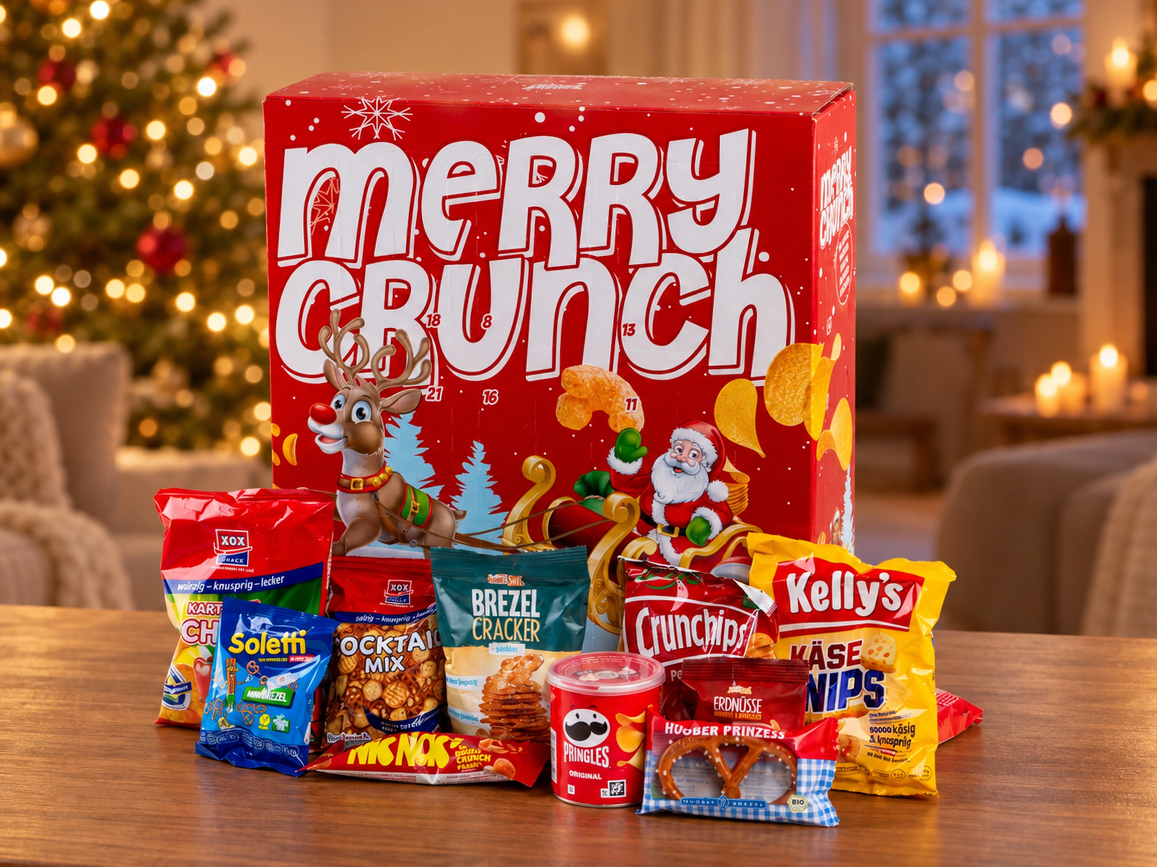 Merry Crunch Snacks-Adventskalender