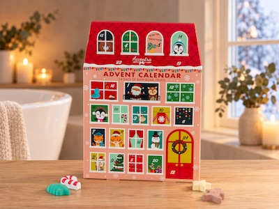 Adventskalender mit Badebomben