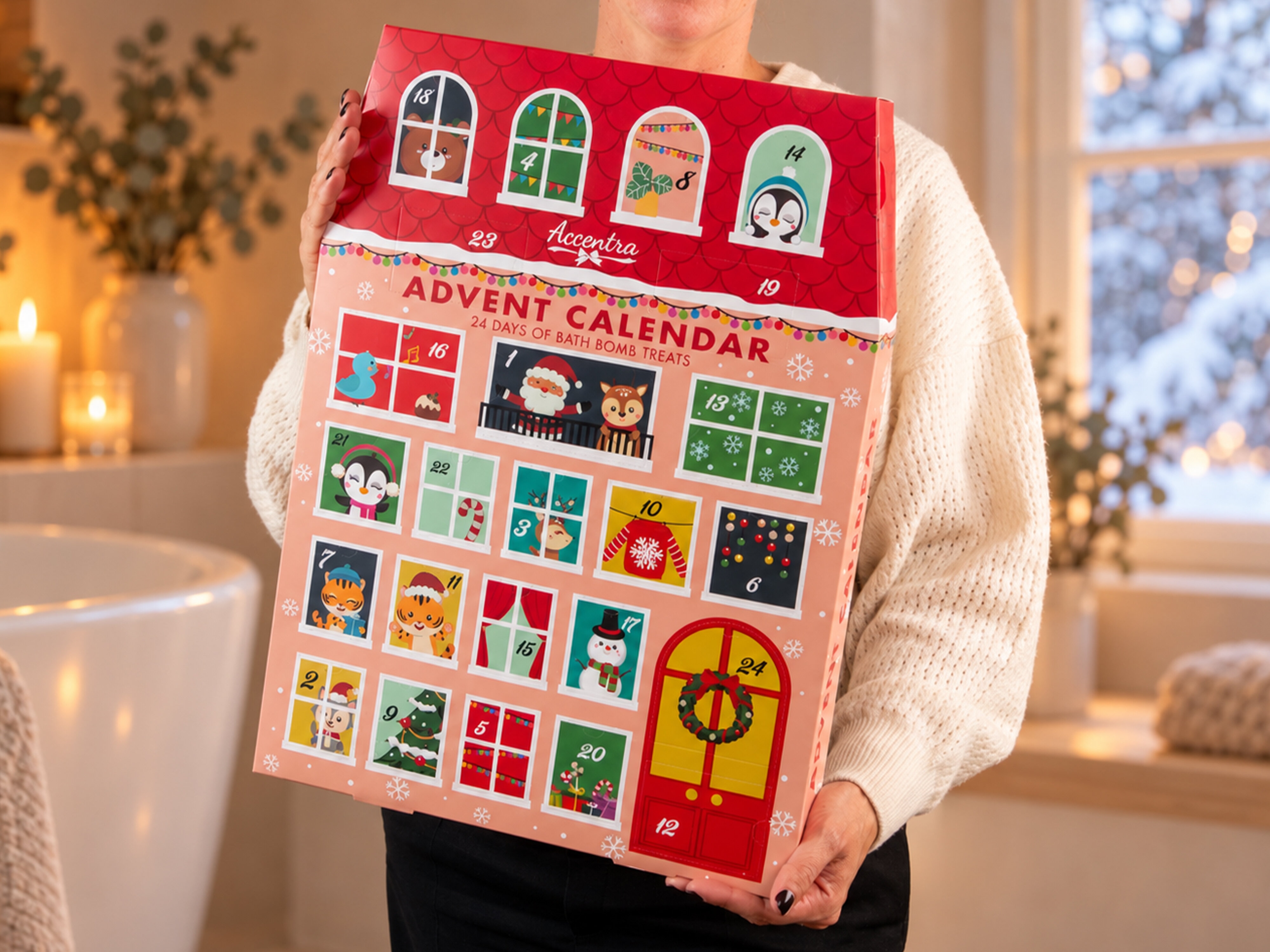 Adventskalender mit Badebomben