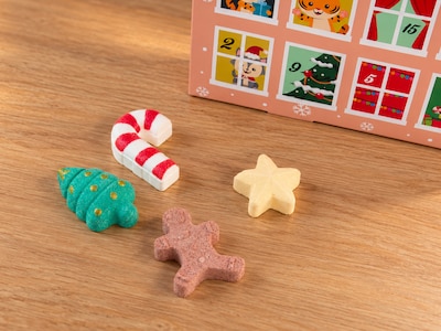 Adventskalender mit Badebomben