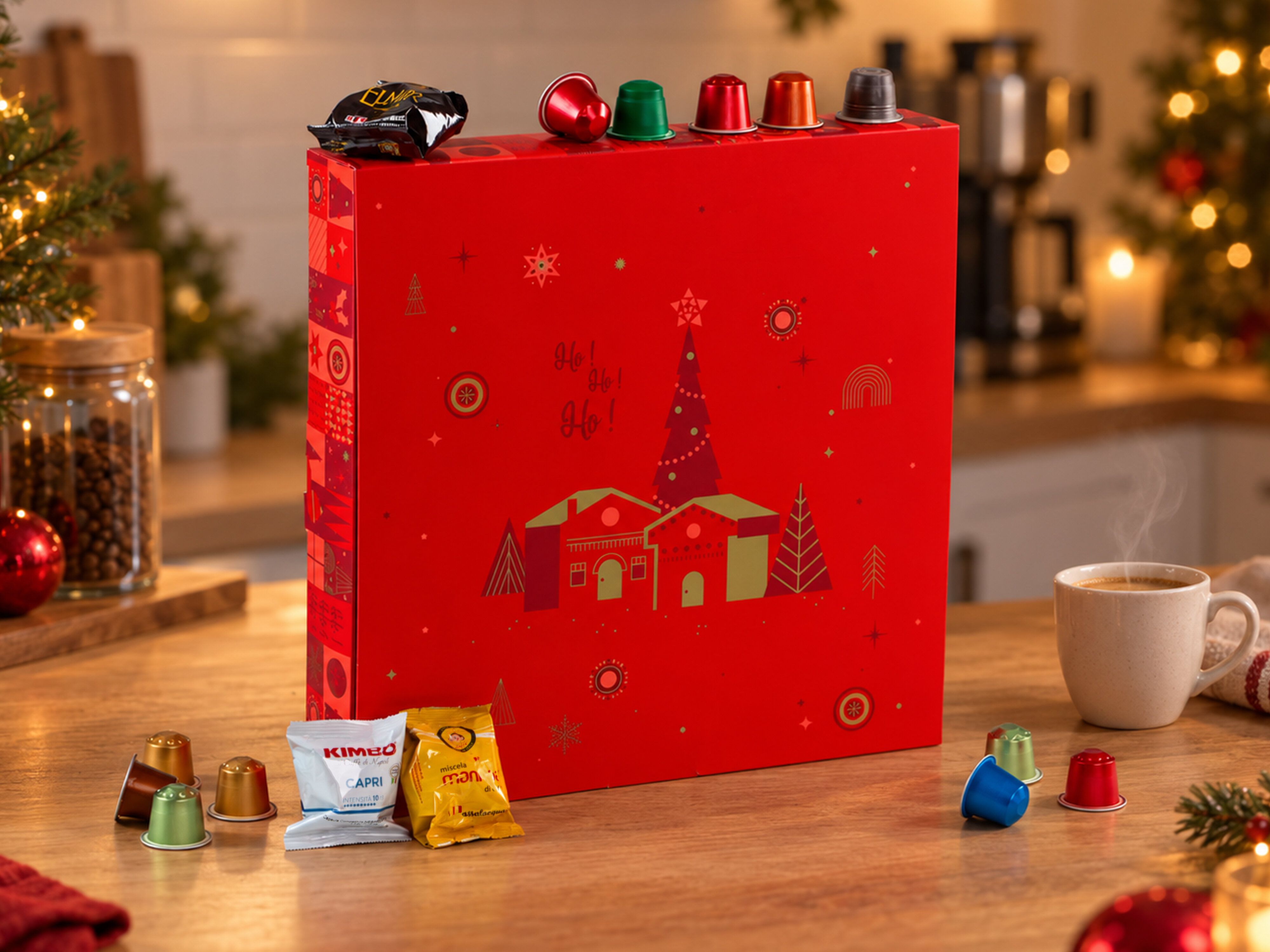 Kaffekapselkalender för två