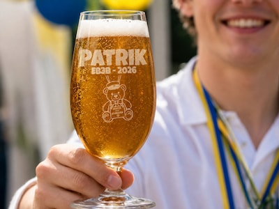 Spiegelau ölglas med gravyr - Student