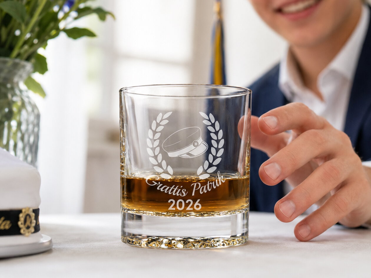 Spiegelau Whiskyglas med gravyr - Student