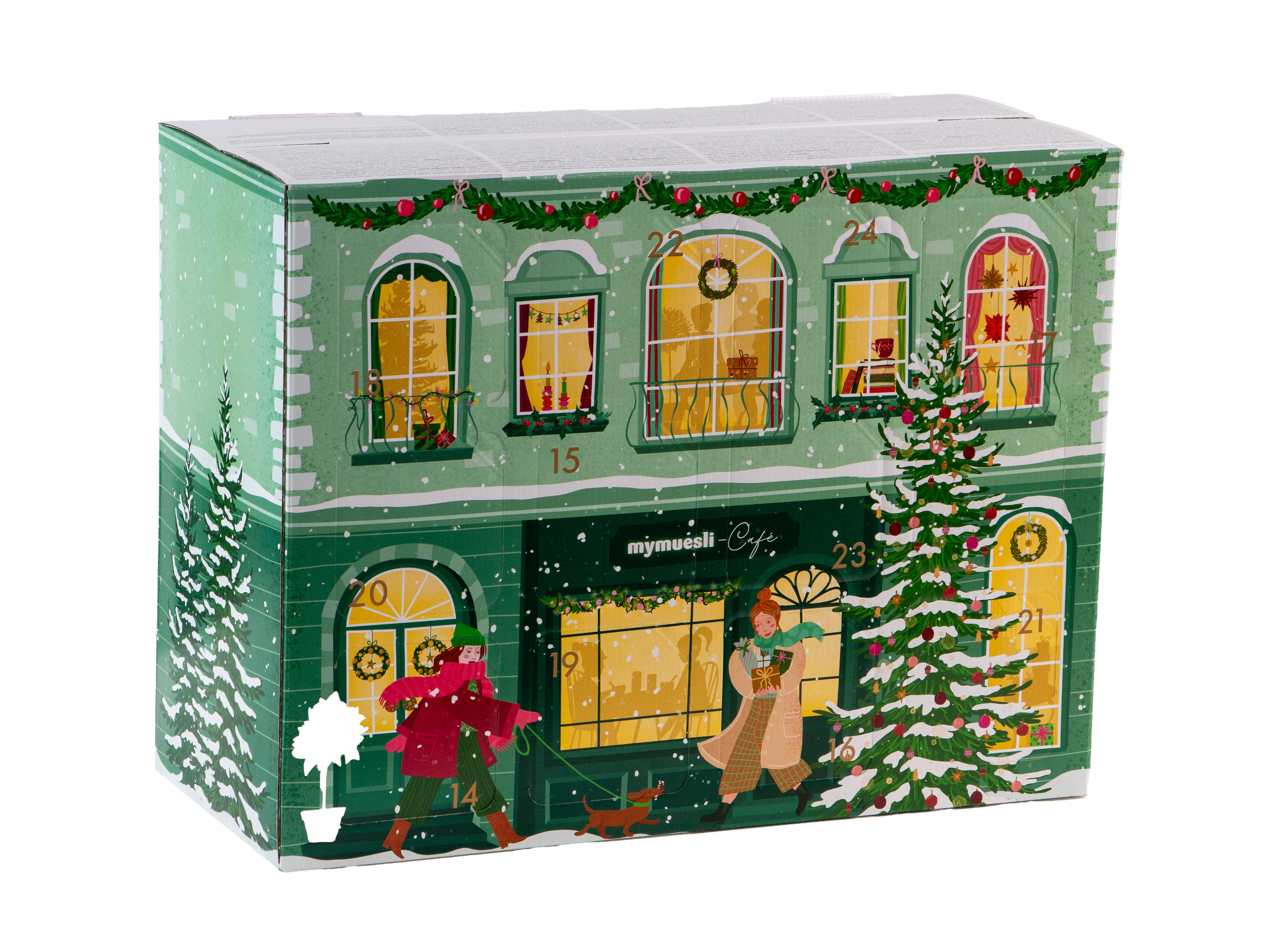 MyMuesli adventskalender med grøt, müsli og frokostblanding
