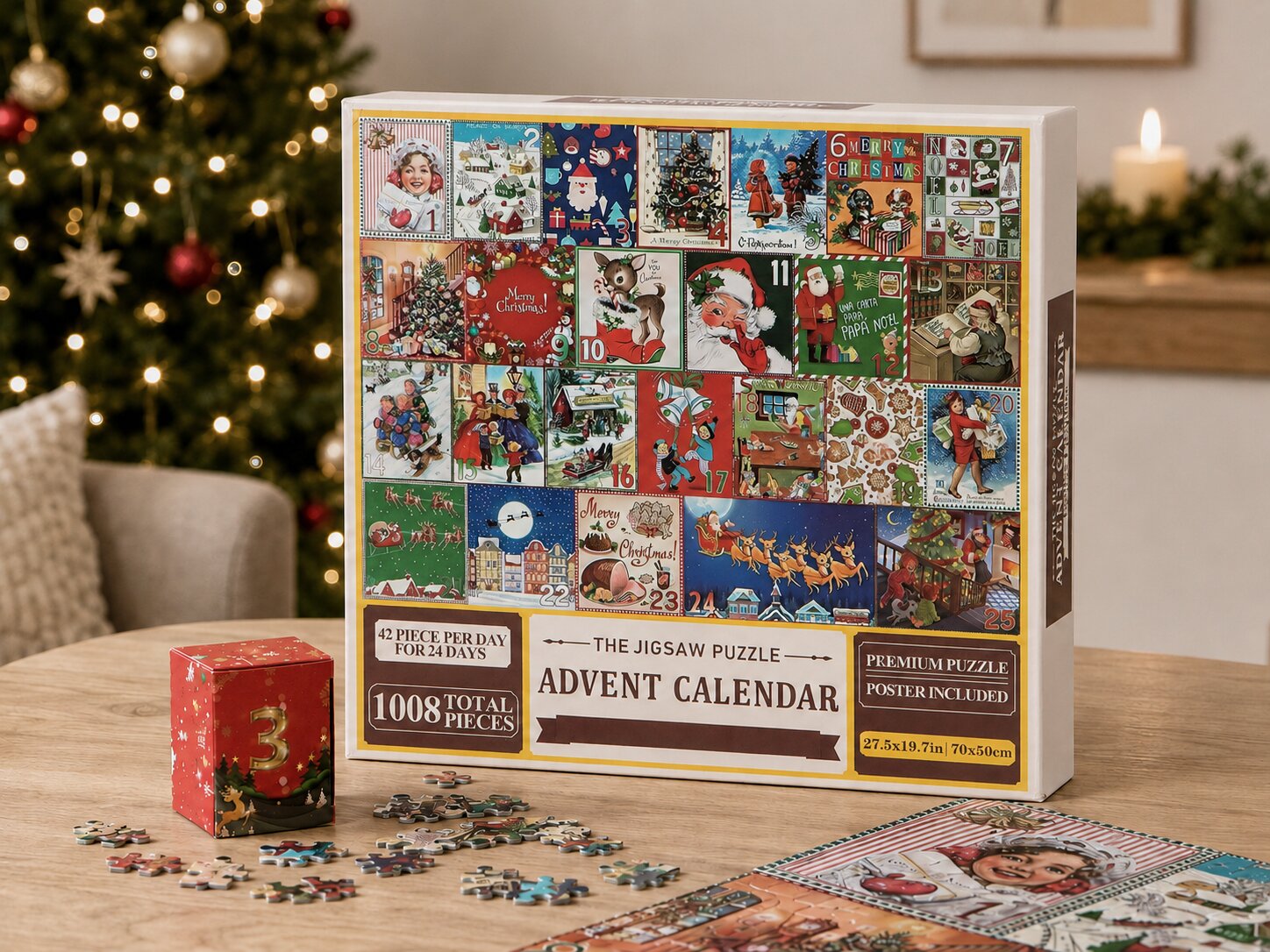 Premium Puzzlekalender 1008 Teile