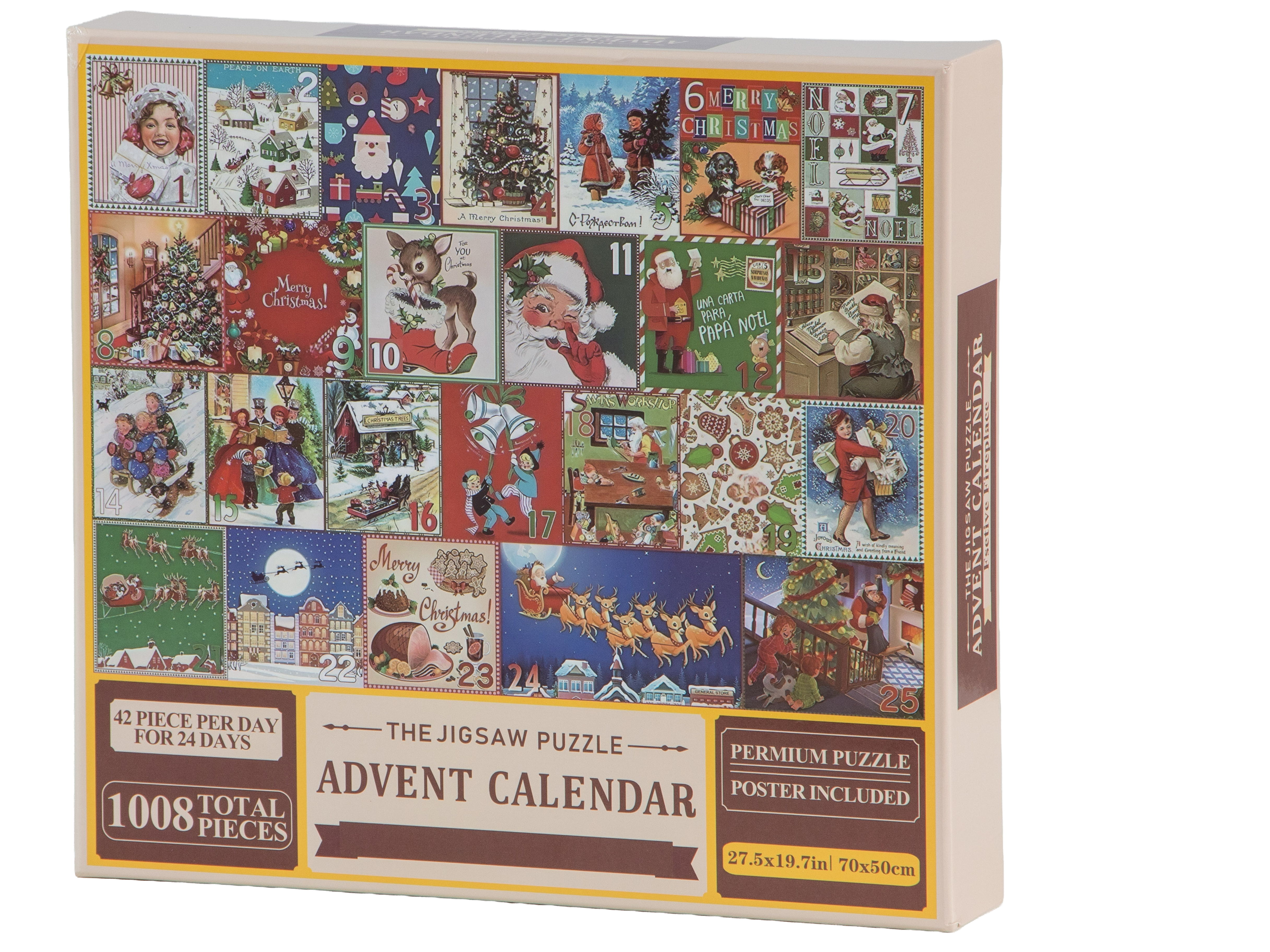 Premium Puzzlekalender 1008 Teile