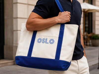 Strandtasche mit eigenem Text