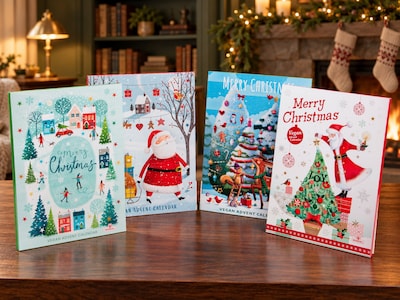 Veganer Schokoladen-Adventskalender