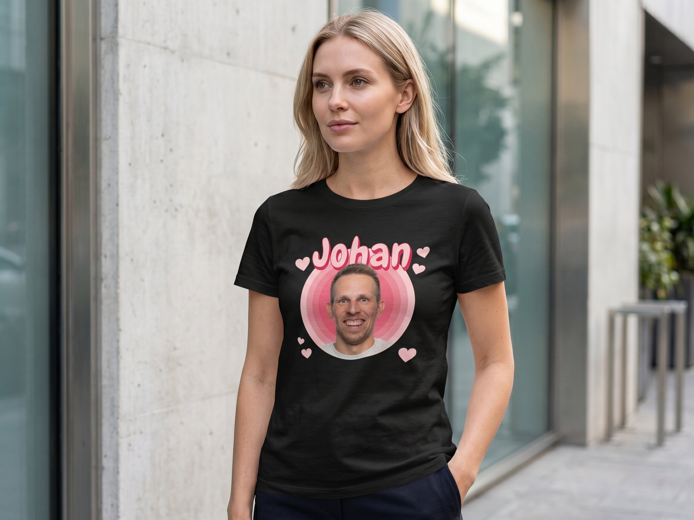 Premium T-shirt med foto - Retrodesign